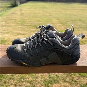 Merrell Intercept Hiking Shoes/ Boots Black 11.5